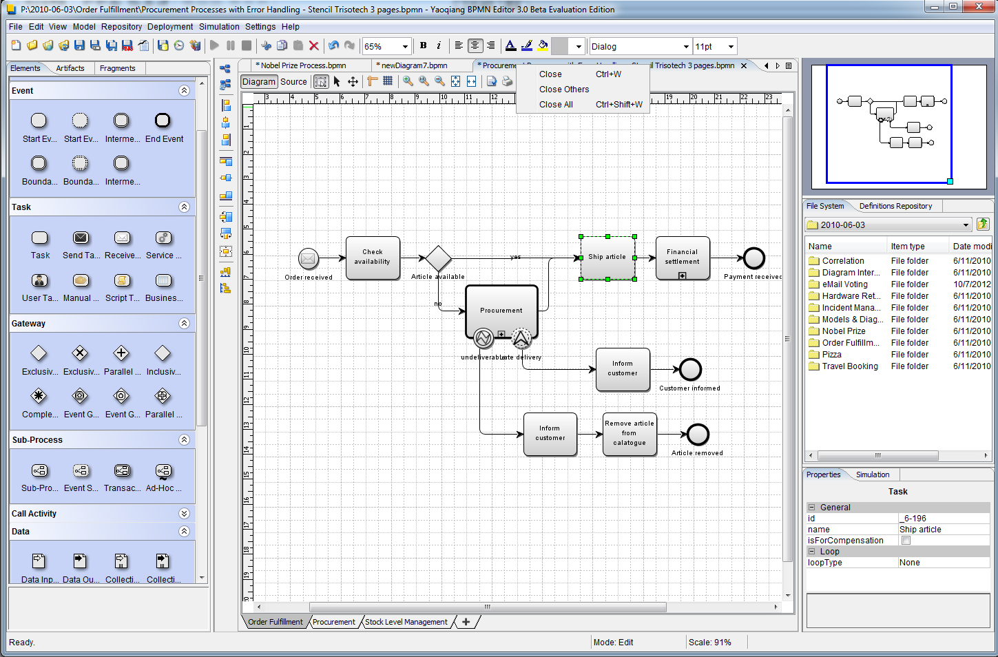 bpmn yaoqiang