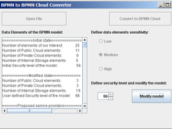The output of the application GUI