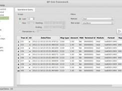 BP-Sim Transaction Query