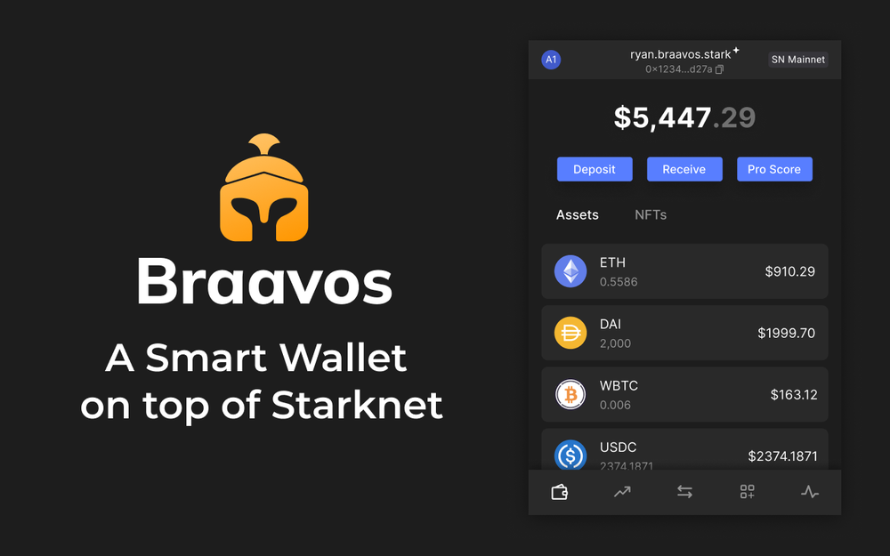 Braavos Wallet Screenshot 1