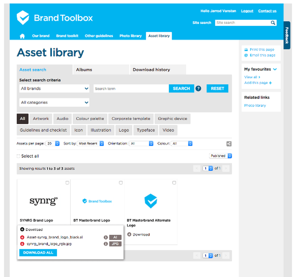 Brand Toolbox Screenshot 1