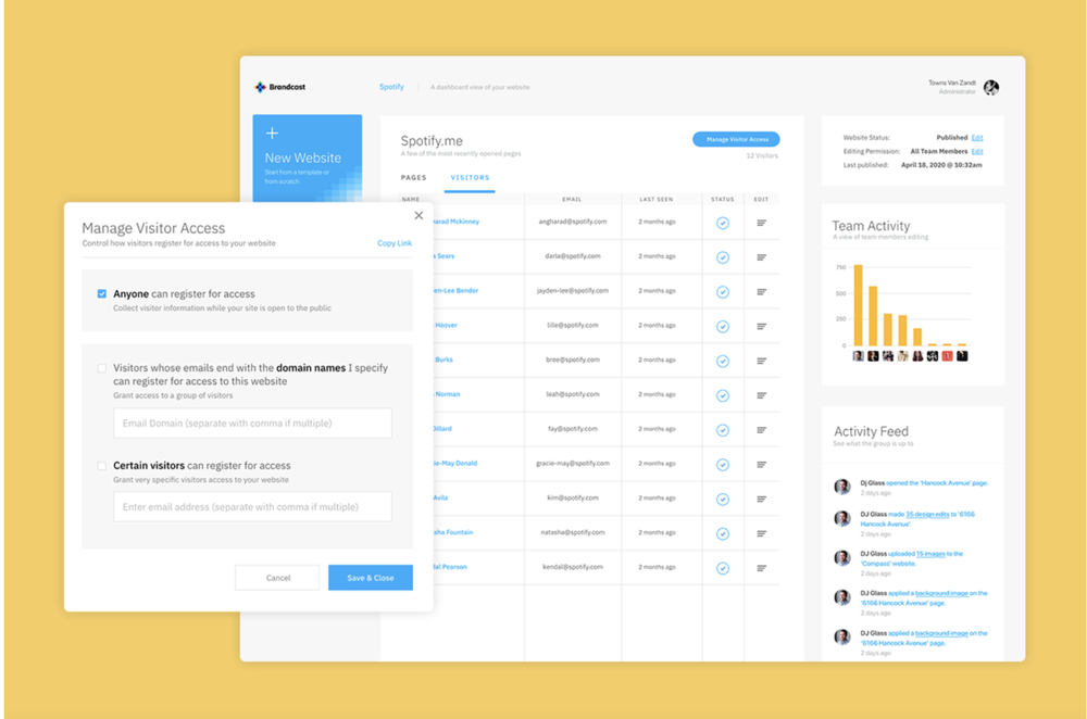 Sites Screenshot 1