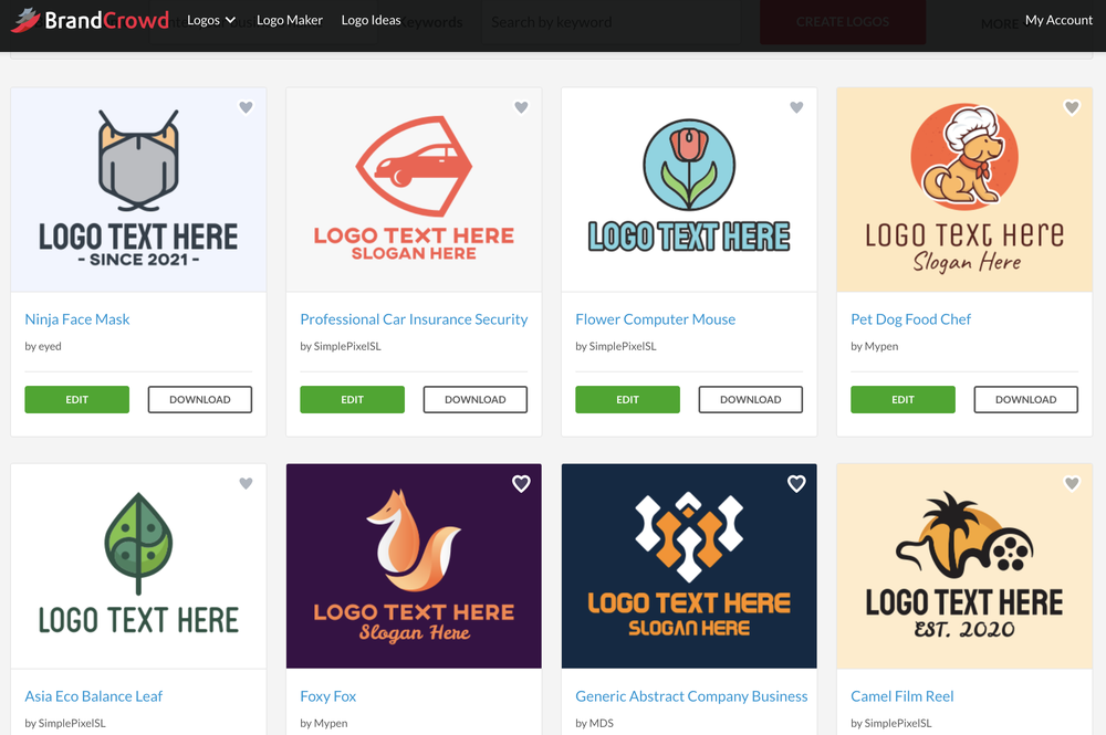 Logo Maker, Create Your Free Logo, BrandCrowd