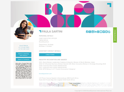 BrandMe Page and Digital Business Card with QR code