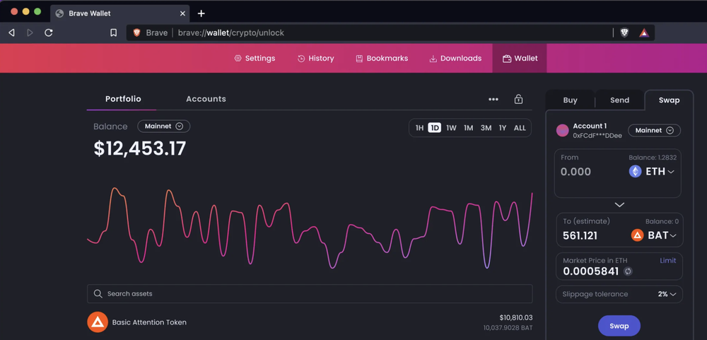 Brave Wallet Screenshot 1