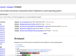 Breakpad Screenshot 1