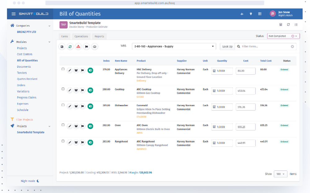 SmarteBuild Screenshot 1