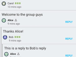 Private groups