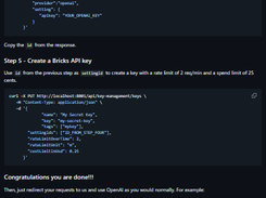 BricksLLM Screenshot 1