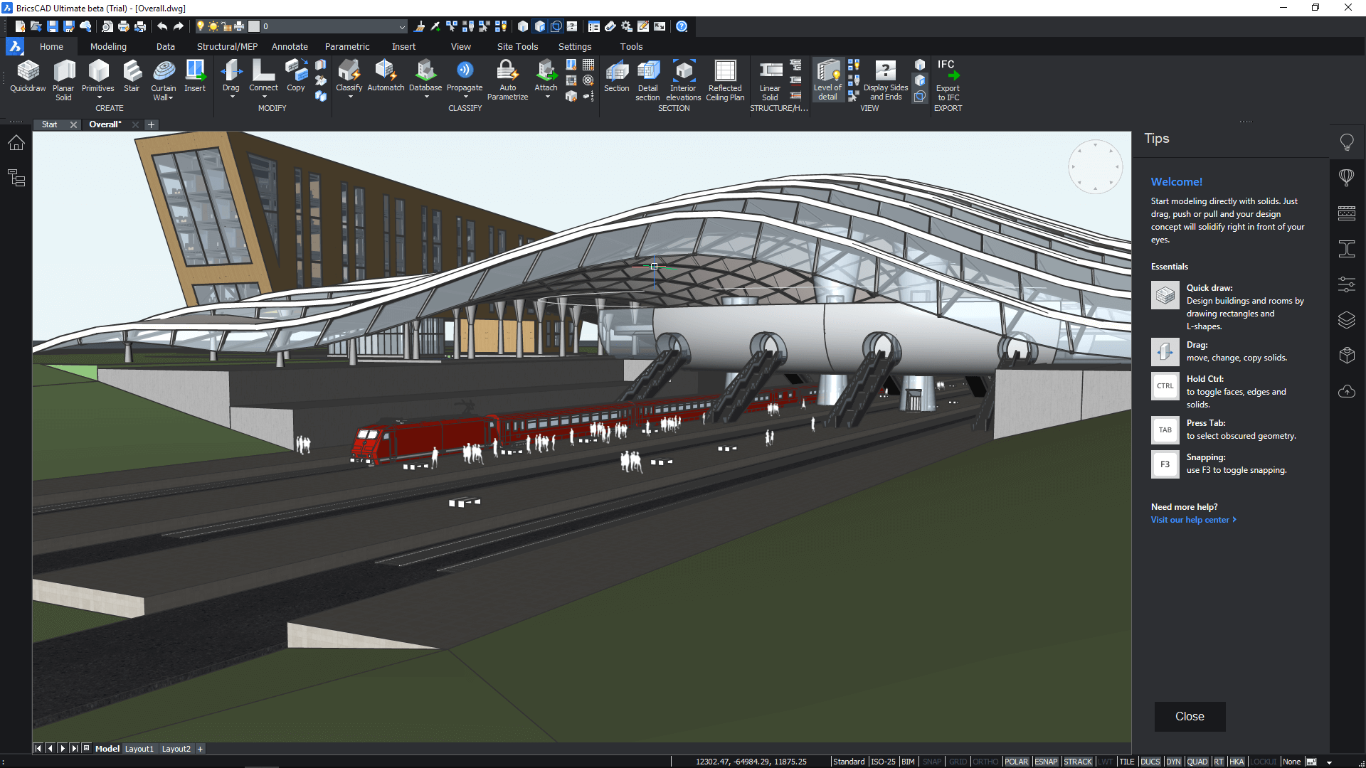 Actcad 2020 Professional 2d 3d Cad Vs Bricscad Comparison