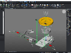 BricsCAD Mechanical - Exploded view with trailing lines