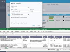 Export tasks in Excel