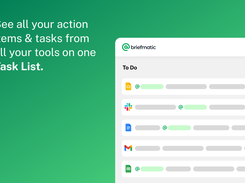 See all your action items & tasks from all your tools on one Task List.