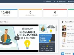 Brilliant Directories Dashboard