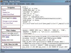 Home page, logged in as admin.