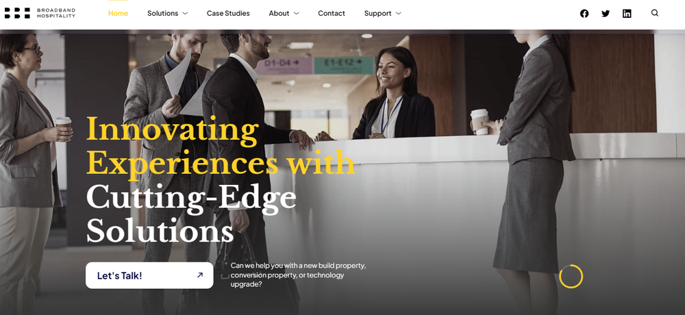 Broadband Hospitality Screenshot 1