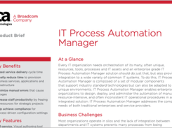 Broadcom IT Process Automation Manager Screenshot 1