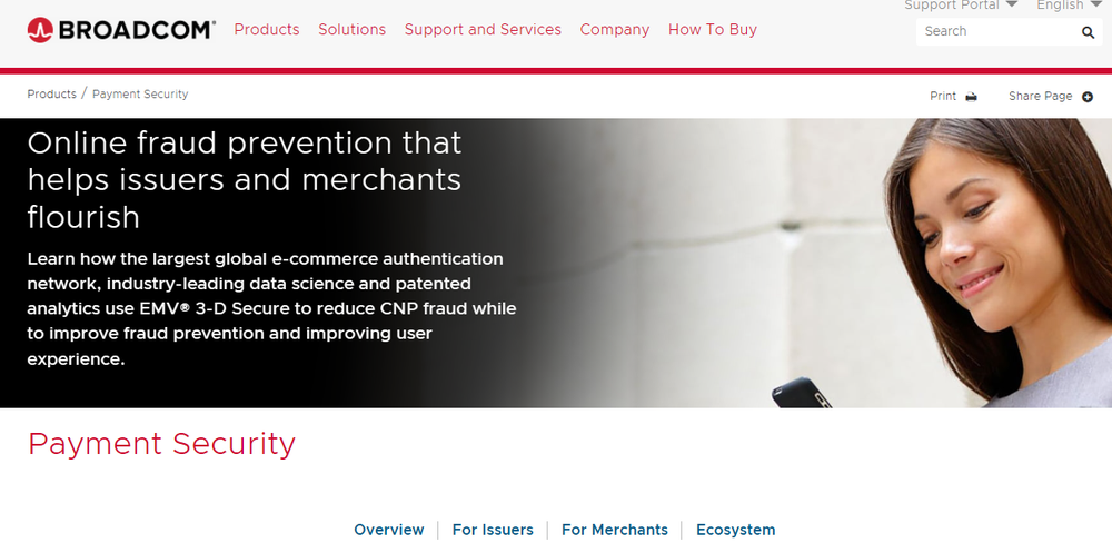 Broadcom Payment Security Screenshot 1