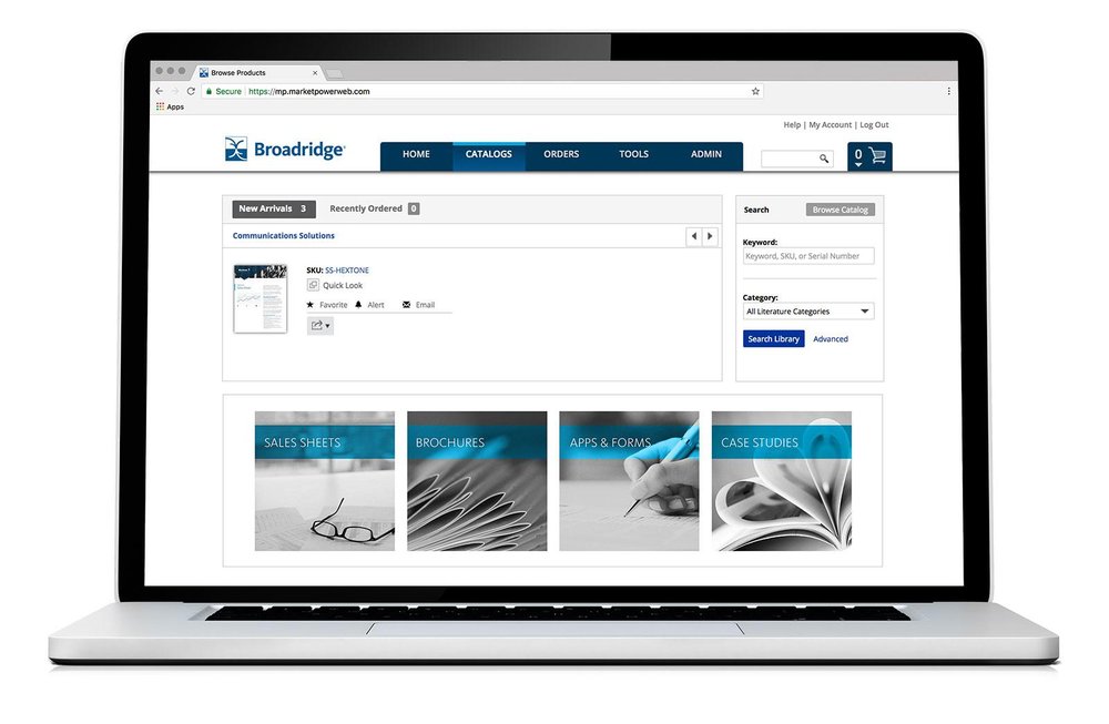 Broadridge ContentHub Screenshot 1