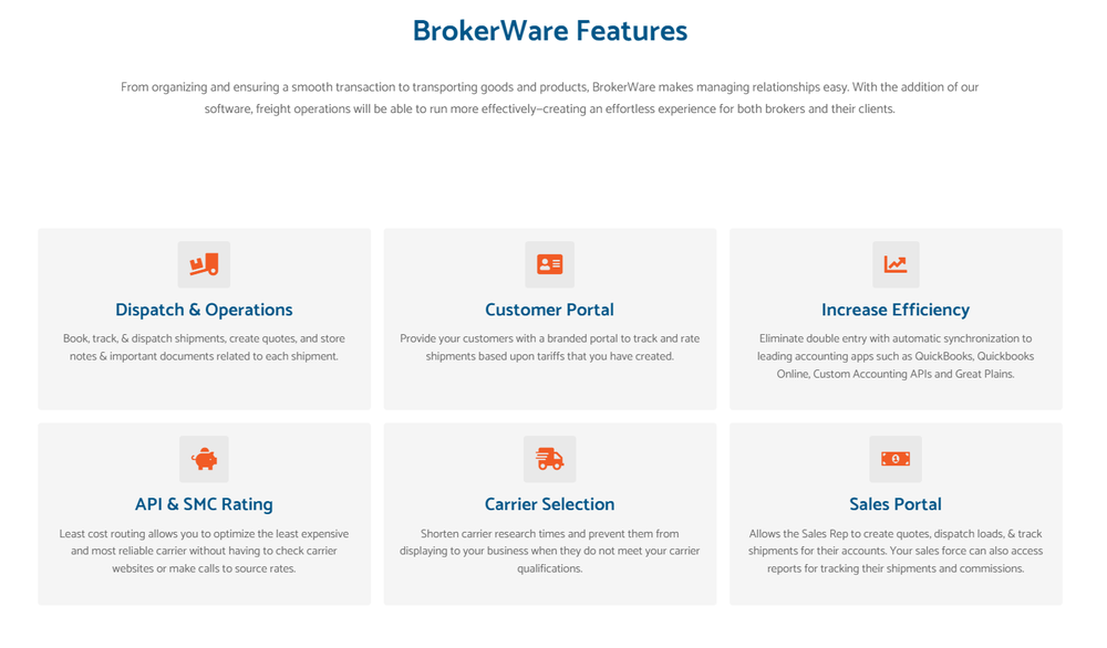 BrokerWare by 3PL Systems Screenshot 1