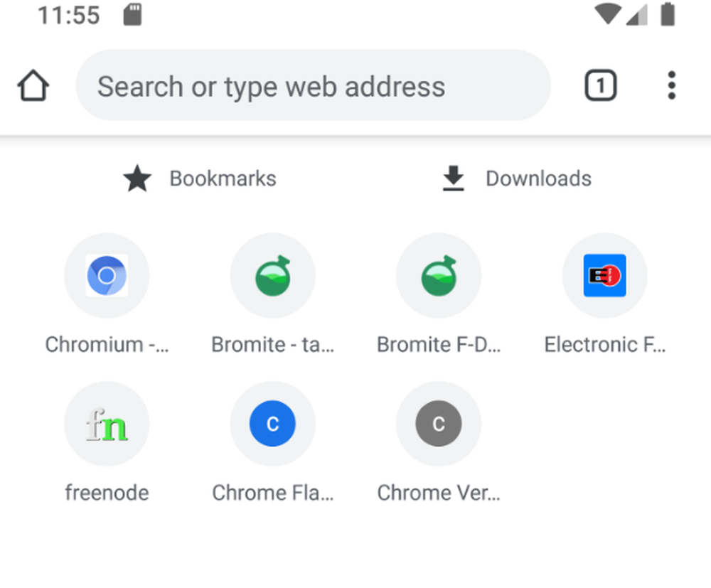 Bromite Screenshot 1