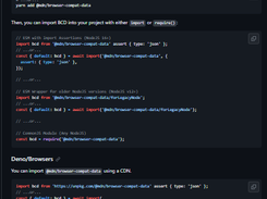 browser-compat-data Screenshot 1