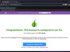 BrowserBox running tor