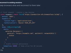 BrowserQL Screenshot 1