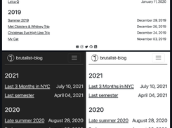 brutalist-blog Screenshot 1