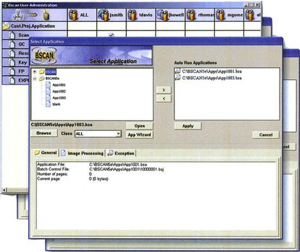 BSCAN Standard Screenshot 1