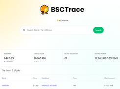 BSCTrace Screenshot 1