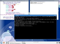 Testing bsdsurfer-0.0.2 under Debian Linux using qemu
