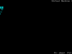 boot menu with countdown