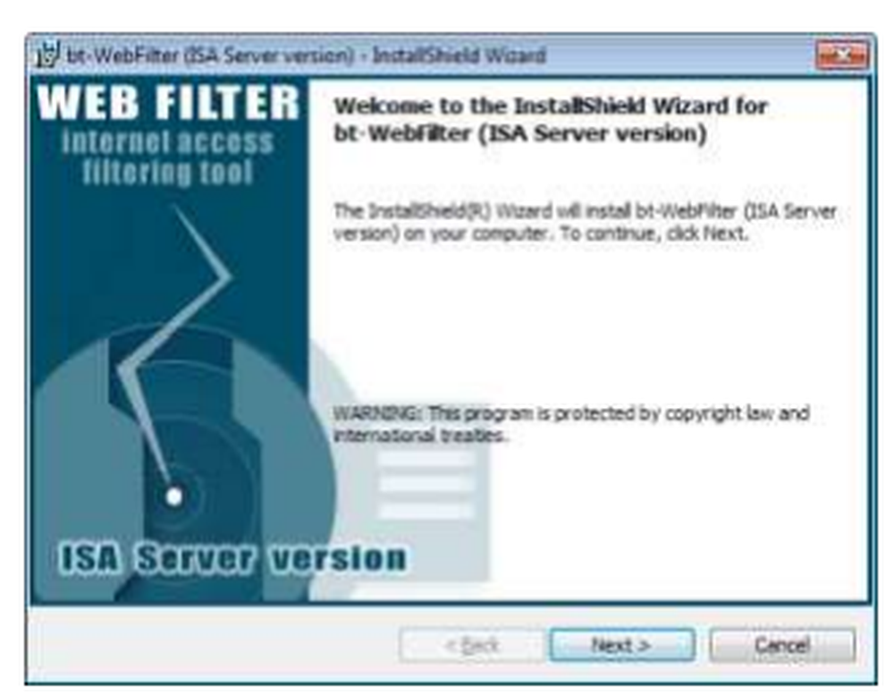 Burstek WebFilter Screenshot 1