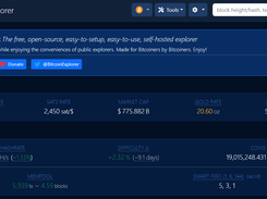 BTC RPC Explorer Screenshot 1