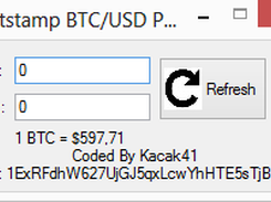 Bitstamp BTC-USD Price Screenshot 1