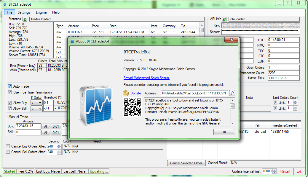 btc e trade bot download sourceforge net