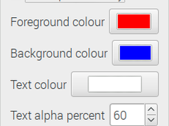 Configuration dialog