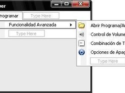 Pantalla principal del keyboard emulator server