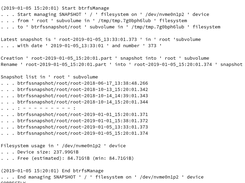 btrfsManage Screenshot 1