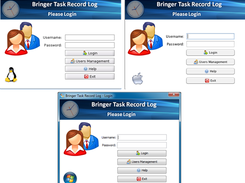 Login Screen - Windows, Linux and Mac Operating Systems