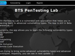 BTS Pentesting Lab Screenshot 1