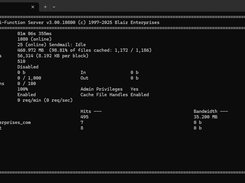 Bubbles running in a terminal window