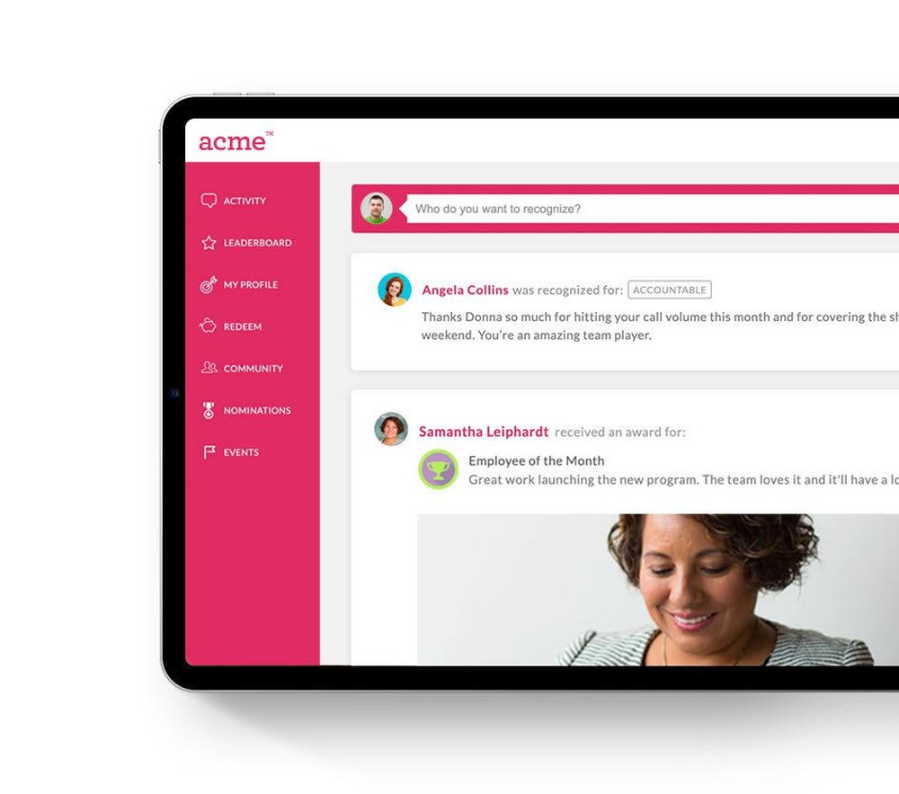 Leaderboards, Employee Recognition Program - Recognize