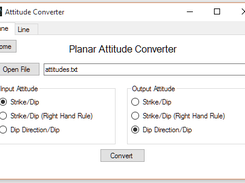 Planar and linear attitude converter