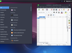 budgie with libreoffice