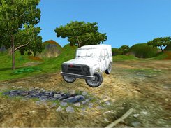 driving UAZ