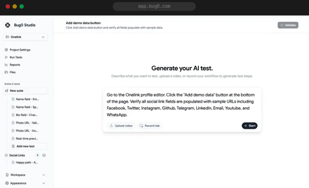 Bug0 Screenshot 1