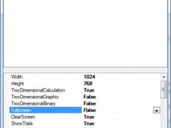The editor in the main settings tab