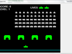 Screen Dump of the main page with gun ship and bads